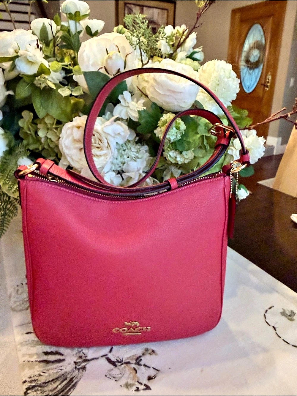 Coach Pink Crossbody Bag Like New